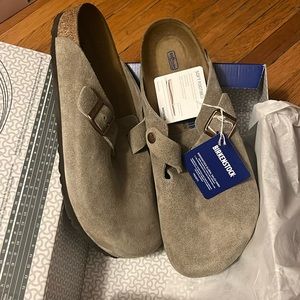 Birkenstock US men's regular fit Boston taupe BRAND NEW